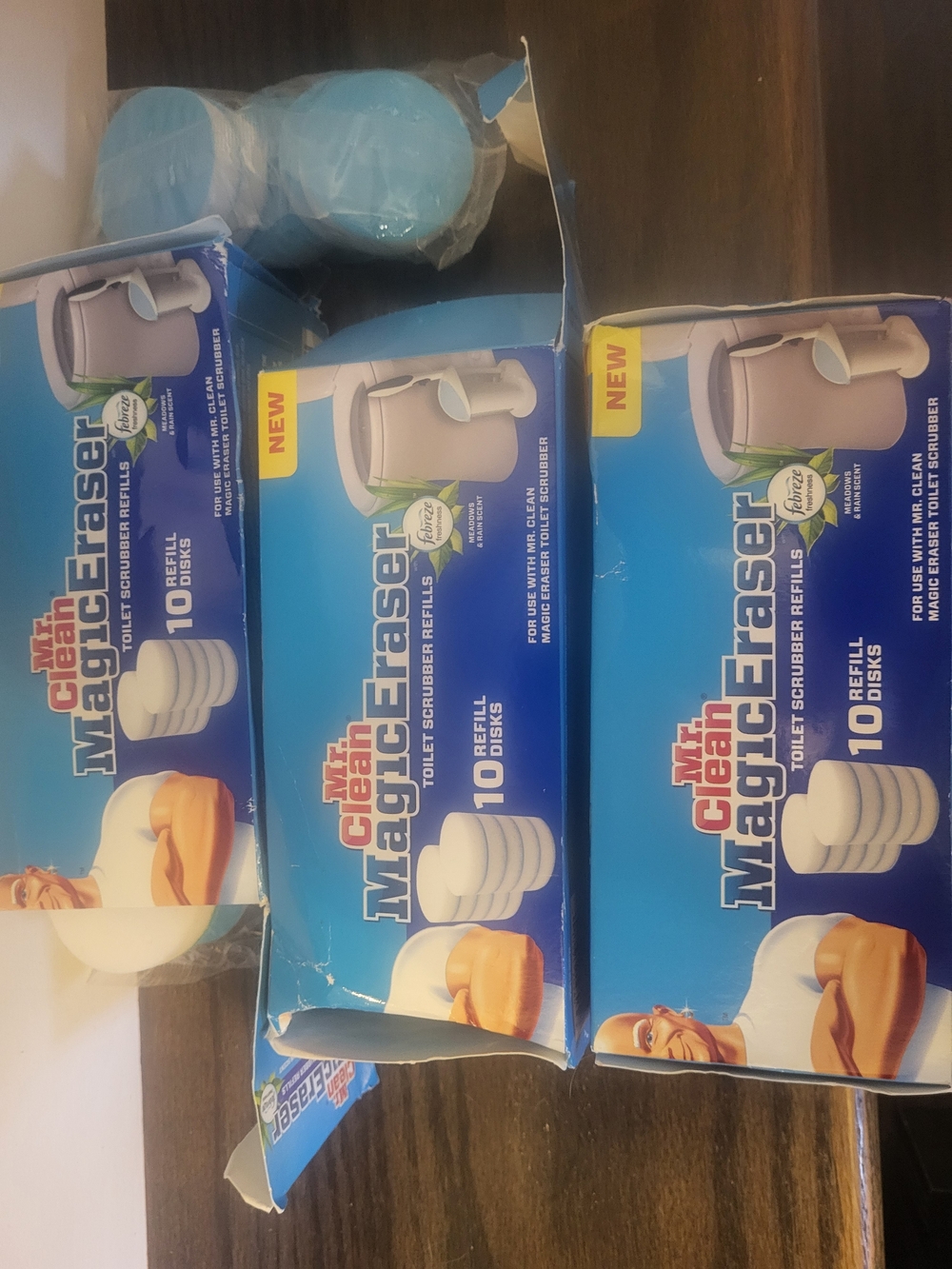 Magic Eraser Toilet Scrubber Refill Disks - Blue